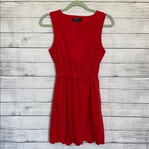 BYCORPUS | Red Scallop Dress
